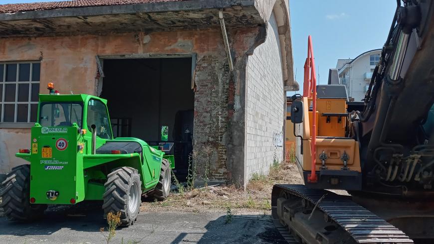 Lavori ex Enel a Borgomanero