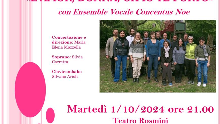 Locandina concerto 1° ottobre 2024 Borgomanero